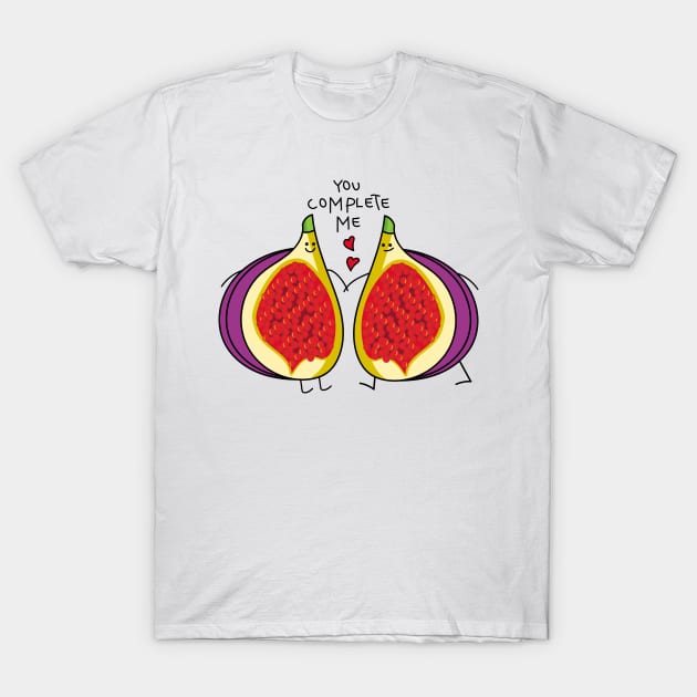 fig fruit pair T-Shirt by spontania